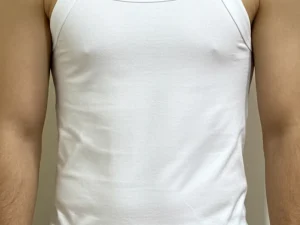 زیرپوش یقه خشتی 100%نخ پنبه مردانه